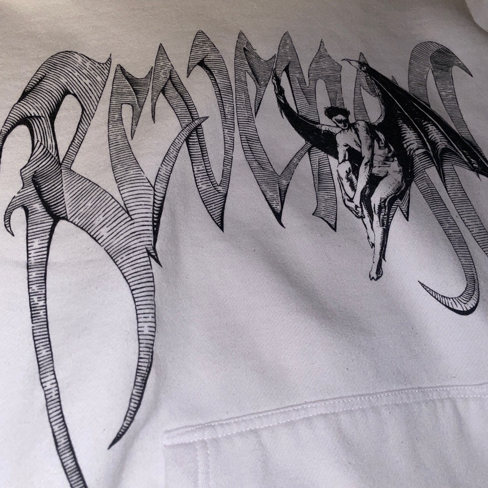 Revenge Morningstar Hoodie in White (Large)